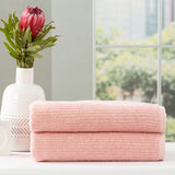 Extra Large 100% Cotton 650 GSM Ribbed Bath Sheet by Renee Taylor