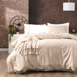 500TC Pure Soft Natural Bamboo Cotton Quilt Cover Set by Park Avenue