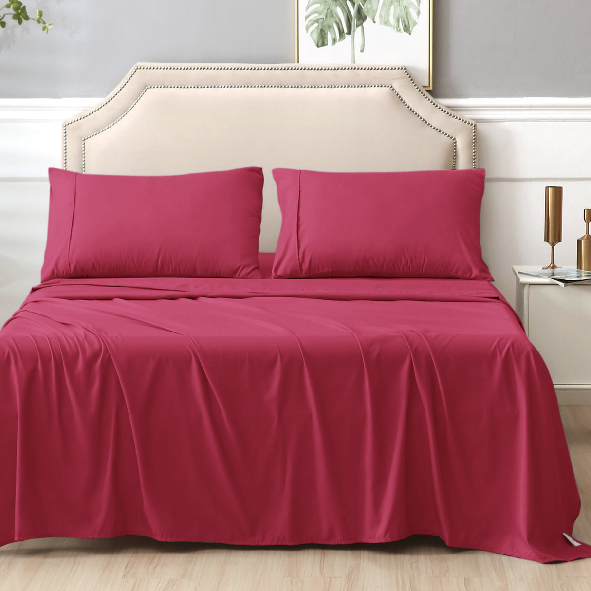 Kingdom 225TC Cotton Percale Cooling Sheet Set