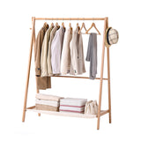 Sorento Two in One Clothes and Shoe Storage Rack | Wooden Multi Purpose Clothes Storage Unit | 2 Colours