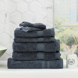 7 or 14pc Soft Deluxe Bamboo Cotton 650 GSM Towel Set by Renee Taylor | 8 Colours