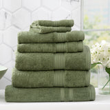 7 or 14pc Soft Deluxe Bamboo Cotton 650 GSM Towel Set by Renee Taylor