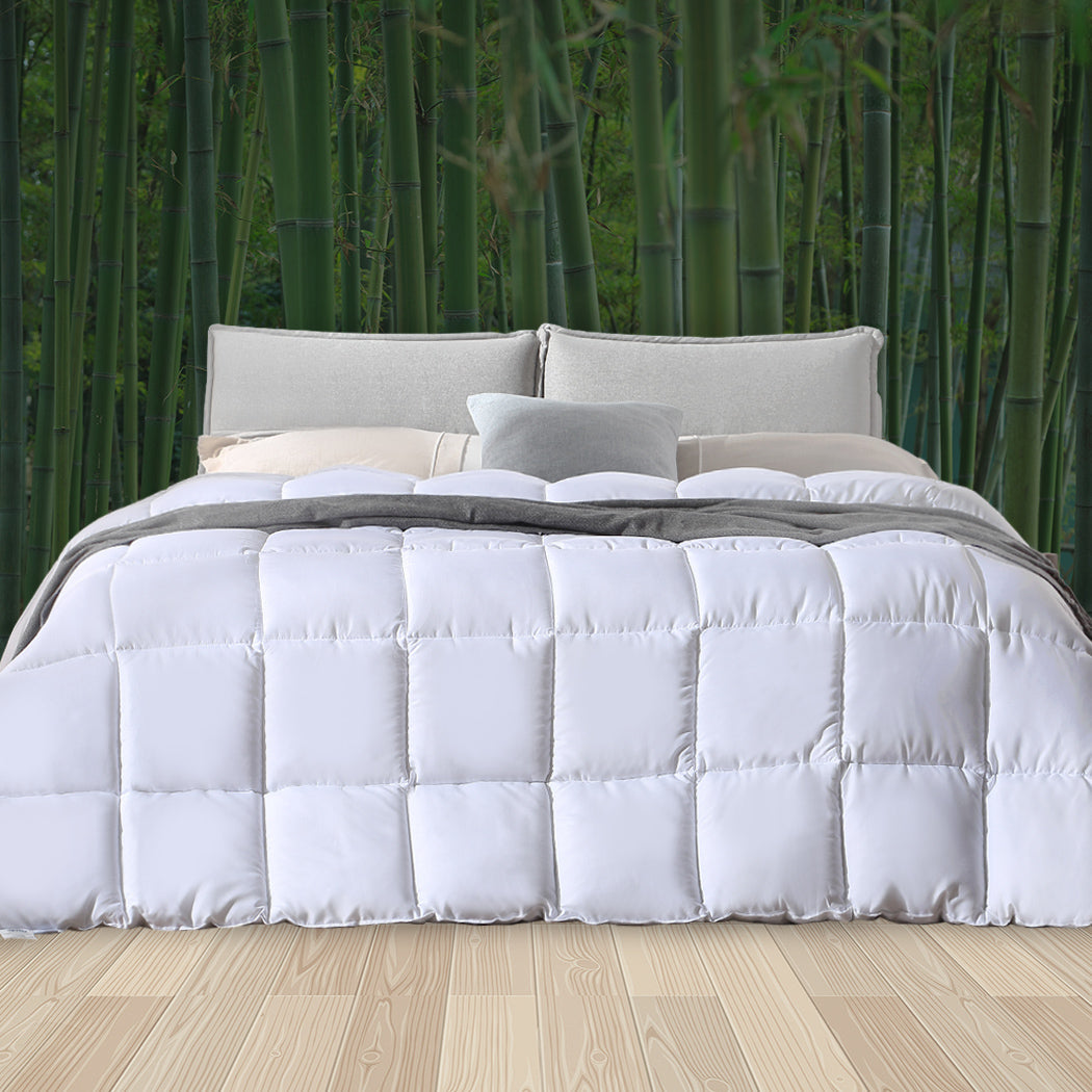 Luxore Ultra 700GSM Super Warm Bamboo Quilt | Warm Winter Doona Duvet | 6 Sizes