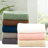 Extra Large 100% Cotton 650 GSM Ribbed Bath Sheet by Renee Taylor | 7 Colours