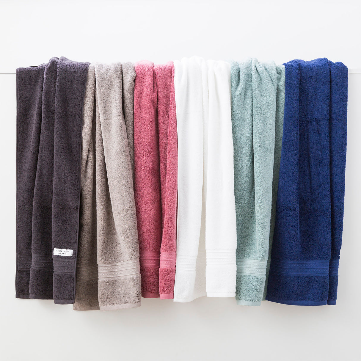 100% Cotton 650 GSM Low Twist Towel Set by Renee Taylor | 7 or 14pc Set - 6 Colours