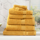 7 or 14pc Soft Deluxe Bamboo Cotton 650 GSM Towel Set by Renee Taylor