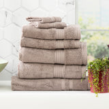 7 or 14pc Soft Deluxe Bamboo Cotton 650 GSM Towel Set by Renee Taylor