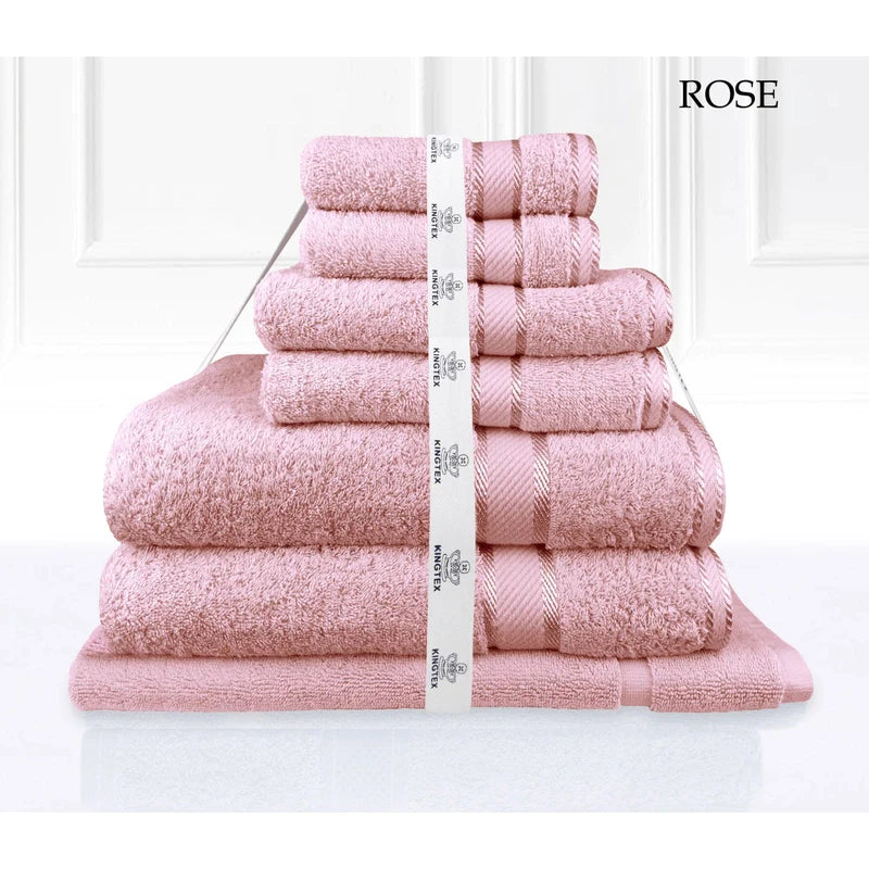 Luxury Kingtex 100% Supreme Cotton Bath Sheet Towel Set | Extra Large Bath Sheet Set | 2 Size Sets - 28 Colours