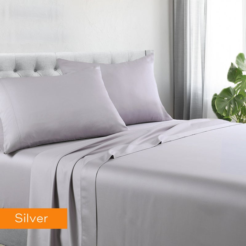 1200TC Premium Hotel Quality Pure Cotton Rich Sheet Set |Soft Touch Luxury Sheets | 7 Sizes - 6 Colours