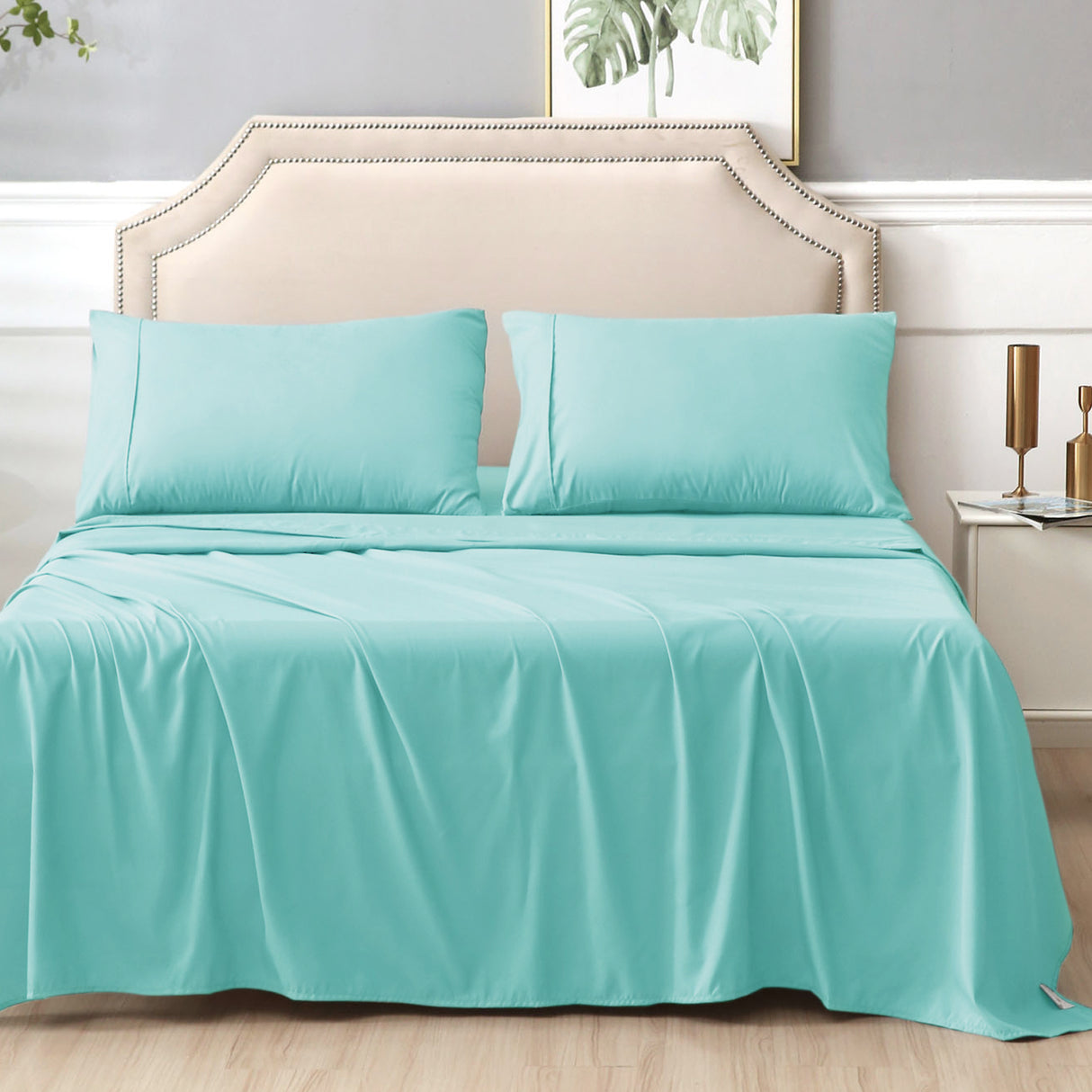 Kingdom 225TC Cotton Percale Cooling Sheet Set | 5 Sizes - 10 Colours